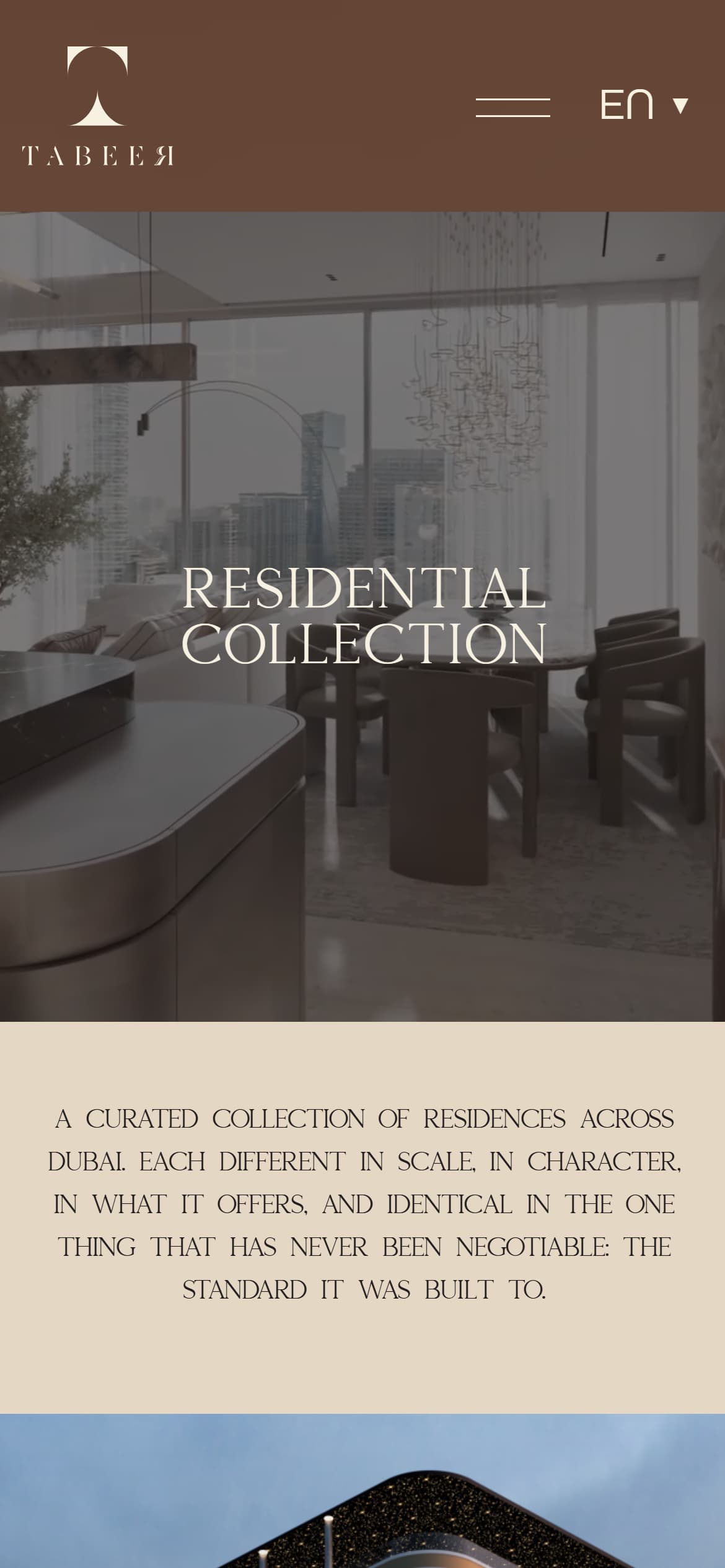 Tabeer — mobile screenshot of Residential Collection - Tabeer